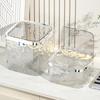 Laundry Pods Container Multi-Function Clear Storage Box for Washing Capsules Holder Coffee Capsules Organizer Desktop Trash Can