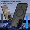 For Samsung Galaxy A37 5G Magnetic Case Skin Touch Matte PC + TPU Anti-Drop Phone Cover