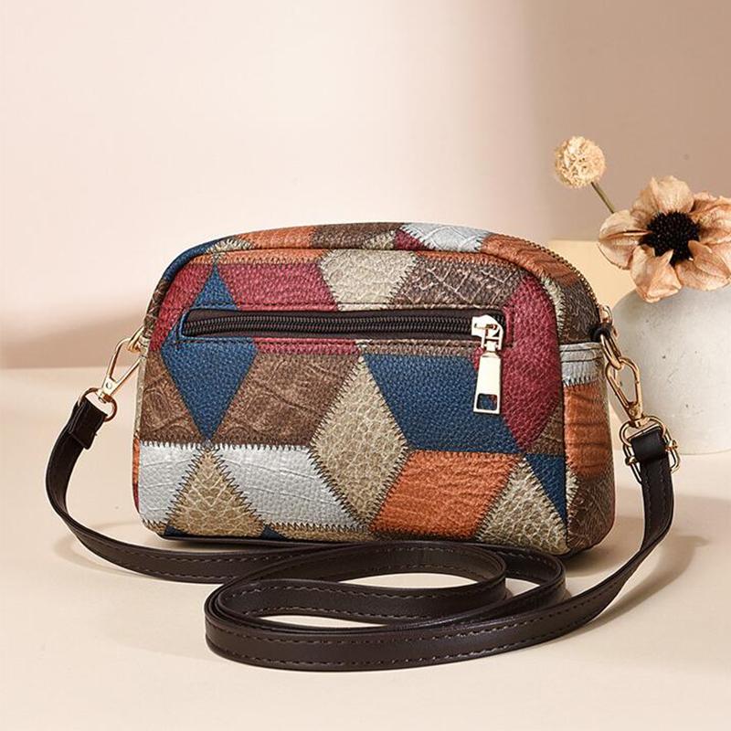 New Crossbody Small Messenger Bag Simple and Advanced Fashion Ladies Shoulder Handbag Women's Patchwork High Capacity Purse MIT