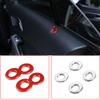 4 Pcs Car Door Pin Lock Knob Lift Trim Covers Aluminum Alloy For Mercedes Benz A B GLA CLA GLK Class W176 W246 C117