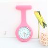 Unisex Silicone Gift Lapel Watches with Second Hand Nursing Fob Clip On Nurse Watch