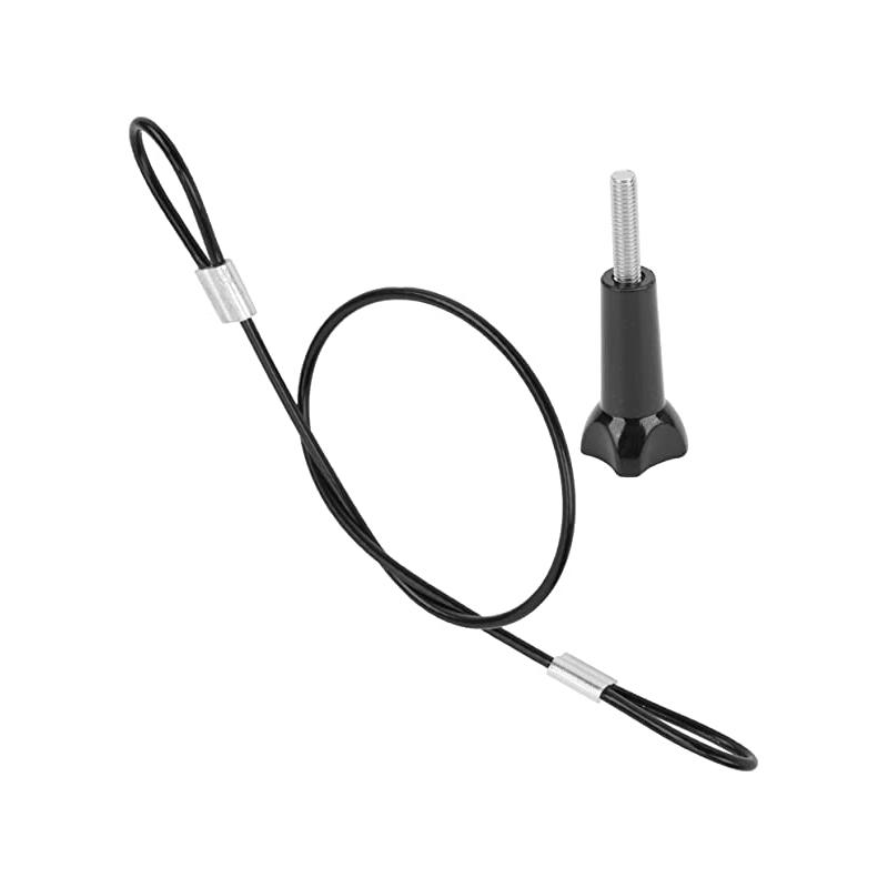 Anti-lost Safety Steel Tether Lanyard For GoPro Hero 13 12 11 10 9 8 Insta360 X4 X2 X3 DJI Osmo Action 5 4 3 Camera Accessories