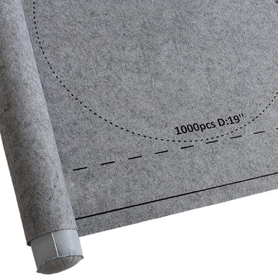 Puzzles Mat Jigsaw Roll Felt Mat Play Mat Puzzle Accessories Portable Travel Crawling Mat Baby Toys