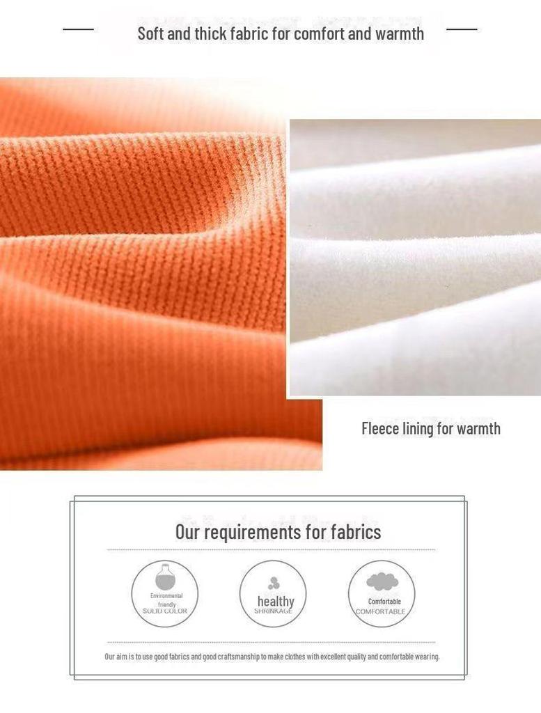 Girls' Plush Suit: Trendy Autumn-Winter 2025 Sweatshirt for Middle and Large Children.