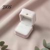 Textured Velvet Jewelry Container Box, with Shock-Proof Lining Hard Case, Elegant Organizer Protects from Oxidation And Scratches Portable Case