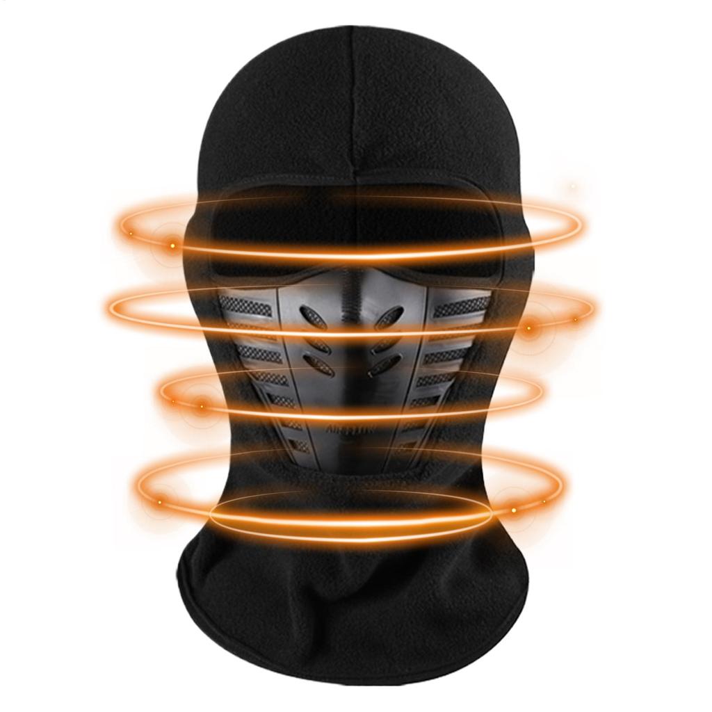 Зимний термочехол на голову для мотоцикла и велосипеда, ветрозащитный пылезащитный капюшон для мужчин и женщин, для занятий спортом на открытом воздухе