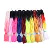 Hair Extensions Synthetic Heat Resistant Crochet Braids Ombre Jumbo Braiding Hair Extensions