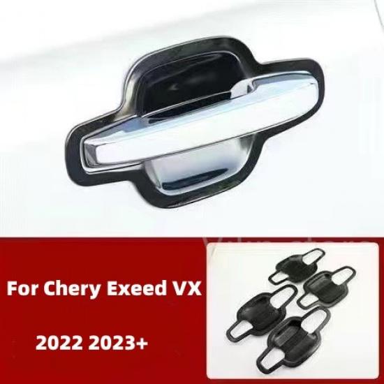 Для Chery Exeed VX 2022 2023 + дверная ручка, чаша, защитные наклейки из нержавеющей стали, ручка для предотвращения столкновений