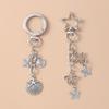 Alloy Love Heart Key Chain Shell Starfish Key Ring Pendants For Women Girls Handbag Decor Diy Handmade Jewelry Gifts