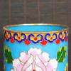 5" Old Chinese Copper Enamel Handmade Flower Exquisite Brush Pots Collect Gift