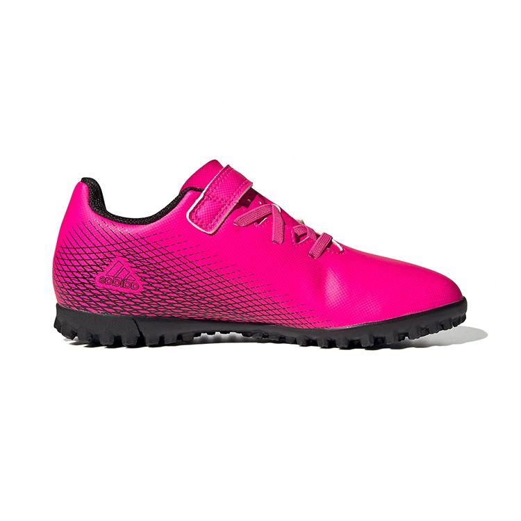 adidas X Ghosted.4 Hook & Loop TF J Superspectral Pack Детские кроссовки Фиолетовый Team-College-Фиолетовый Core-Черный FZ3750