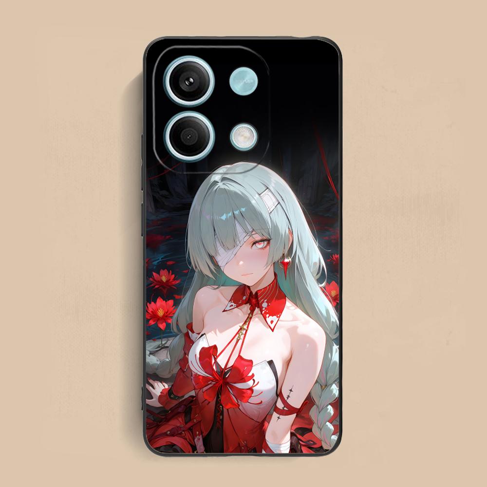 Чехол для мобильного телефона Wuthering Waves Phrolova Матовый ТПУ для Xiaomi Redmi Note 14 13 12 11 S Pro Plus 4G 5G Цветная Печать