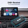 Новейшая DAB+ приемная антенна для Android автомагнитолы с USB-адаптером, поддержка автоматического сканирования, список каналов, ЛОГОТИП DAB+