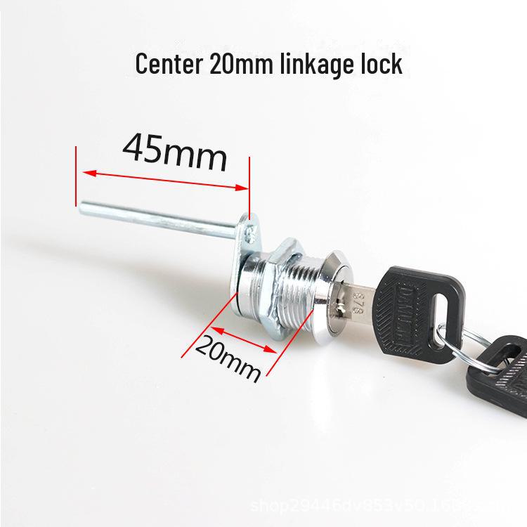 Three-Link Metal File Cabinet Drawer Lock Cylinder