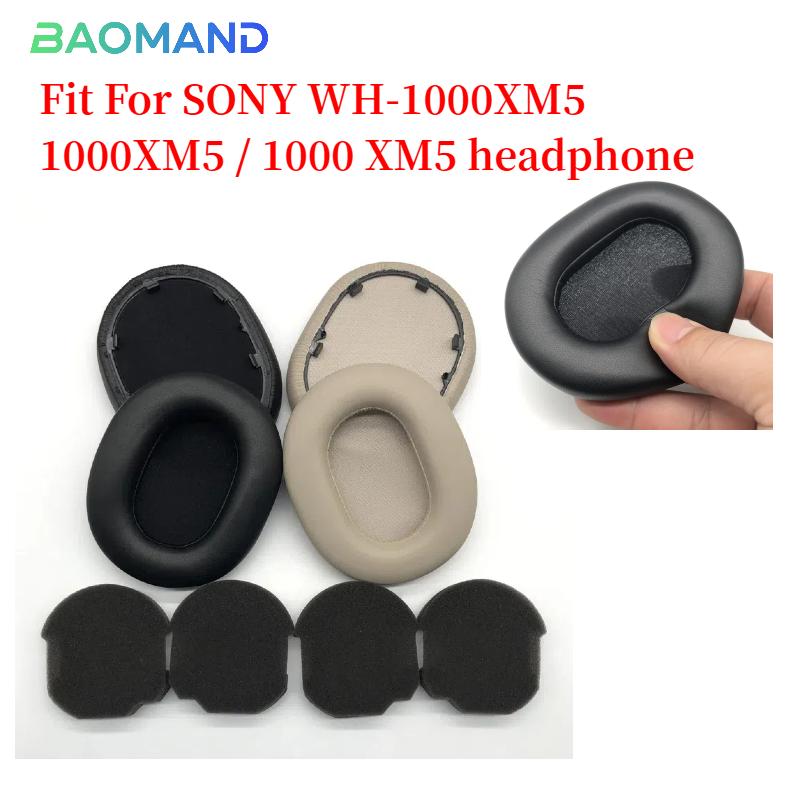 1 пара сменных амбушюр из пены, подушечка-чехол для наушников SONY WH-1000XM5 1000XM5 / 1000 XM5