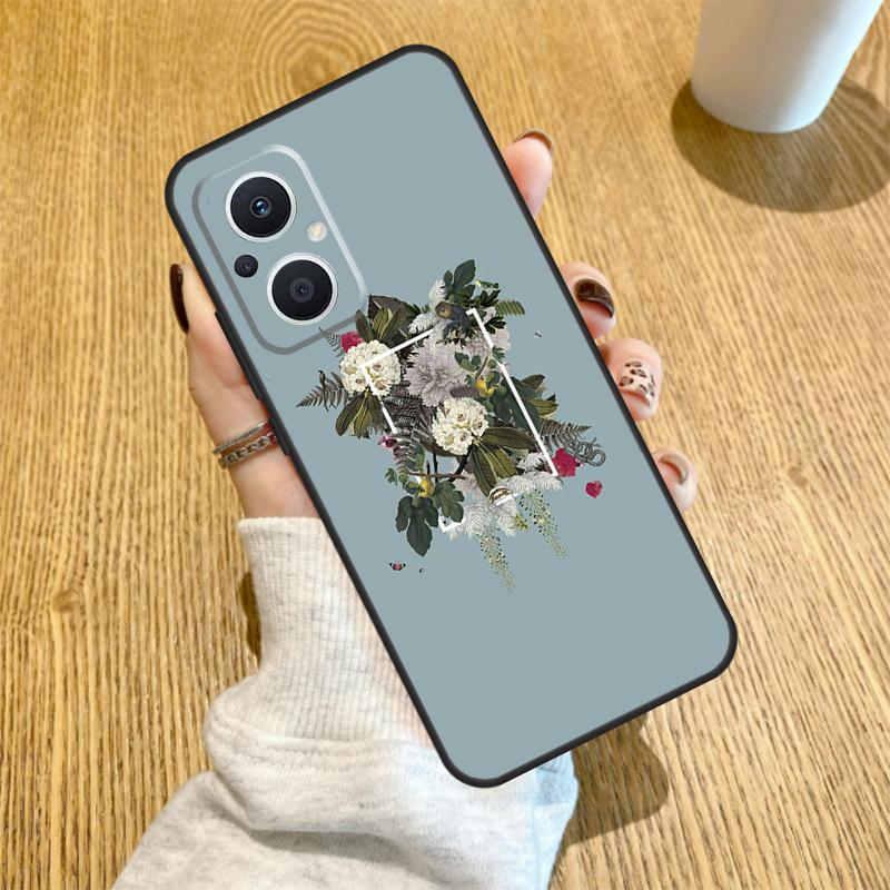 Эстетичный Цветочный Чехол Для OPPO Reno 7 8 Lite 14 F 13F 12F 11F 13 12 11 10 Pro OPPO Find X9 X8 X6 X5 Pro Чехол