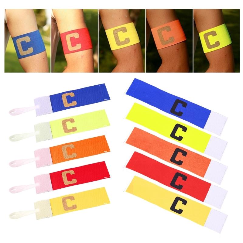 Football Captain Armband Leader Competition Soccer Captain Arm Band Multicolour Armband Group Armband Football Training