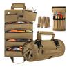 Tool Bag, Multifunctional 3-Way Tool Bag, Heavy-Duty, 11 Pockets, Crossbody/Handheld/Wall-Mounted, Tool Storage, Shoulder Strap, Tool Case,