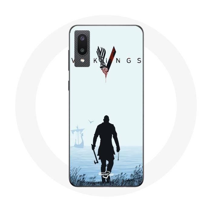 Coque pour Samsung Galaxy A02 Vikings Série Saison 6 Ragnar Lothbrok La Bande Annonce 2022