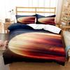 Space Star Bedding Set 2-3Pcs Bedroom Quilt Cover Set Single Double Size Polyester Duvet Cover Pillowcase for Adult Boy Girl
