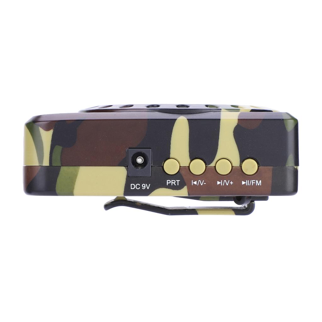 Camouflage Remote Control Outdoor Hunting Decoy Bird Caller Sound Speaker Voice Amplifier