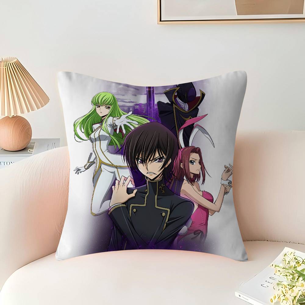 Аниме C-Code Geass Лелуш Стич Подушка-наволочка Удача Дракона чехол для диванной подушки украшение для дома комнаты подарок для детей