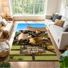 Shaun Sheep Washable Door Mat Durable Anti-slip Backing Non-slip Bottom Pet-friendly Living Room Elegant Luxury Rug Holiday Home Gift