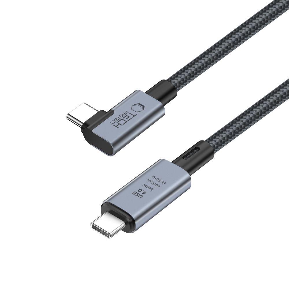 Tech-Protect Ultraboost Max L Usb 4.0 8K 40Gbps Type-C Cable Pd240W 150Cm Grey