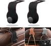 OBEST Крючки для сиденья автомобиля Крючки на подголовник Набор из 2 штук Грузоподъемность 30 кг Тщательно отобранные кожаные металлические крючки Крючок Автотовары Удобные товары Автомобильный сто