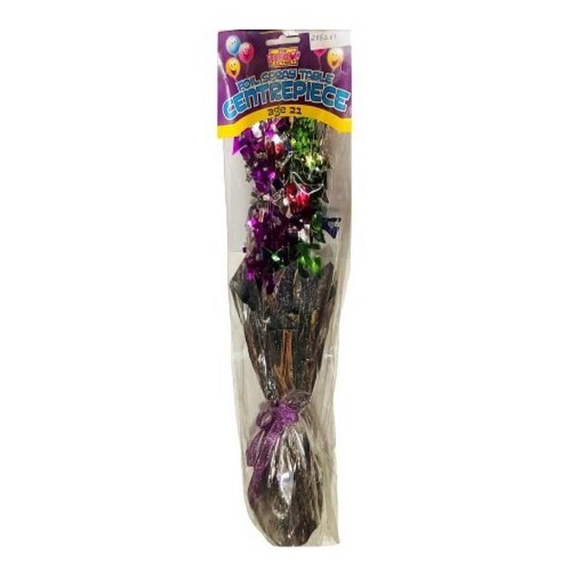 Expression Factory Фольгированный спрей Центральный элемент для вечеринки по случаю 21-летия