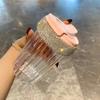 Прозрачный стеклянный стакан с крышкой и соломинкой, украшенный стразами, кружка для кофе 500 мл, портативная бутылка для воды, стакан для напитков (молоко, сок), подарок