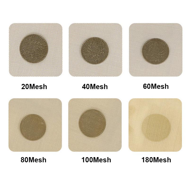 20-200Mesh Металлическая сетка Защитные ткани Сетка Медная проволока Фильтр Сетка Немагнитный сигнальный экран Детали инструментов Латунная плетеная проволока