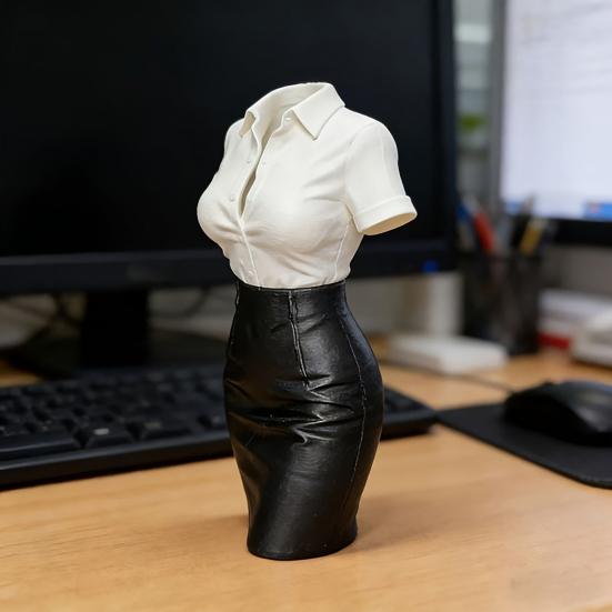 Женская статуэтка-бюст 3D-печать Профессиональная фигурка-бюст Ваза с искусством человеческого тела