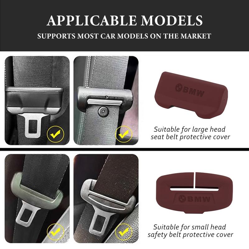 Car Seat Belt Clip Extender Lock Buckle Plug Cover Insert Socket For BMW M Sport M2 M3 M4 M5 M6 E46 E90 E60 F10 F20 E87 X3 X6 IQZRV1