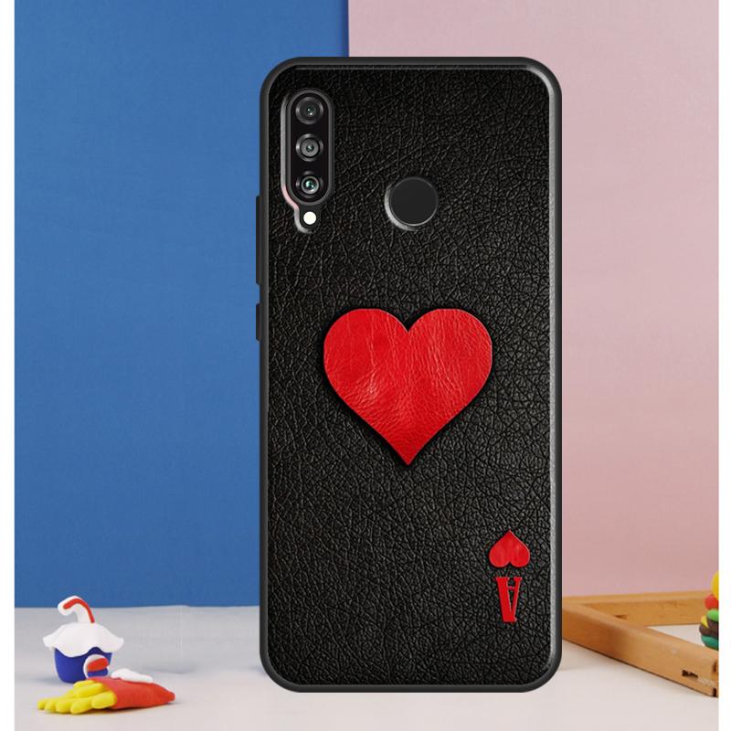 Чехол 'Туз пик' для Huawei Nova 10 9 SE 8i 11i 12i 12s Y60 Y61 Y70 Y90 Y72 Y73 Y91 P60 Pro P30 P40 Lite