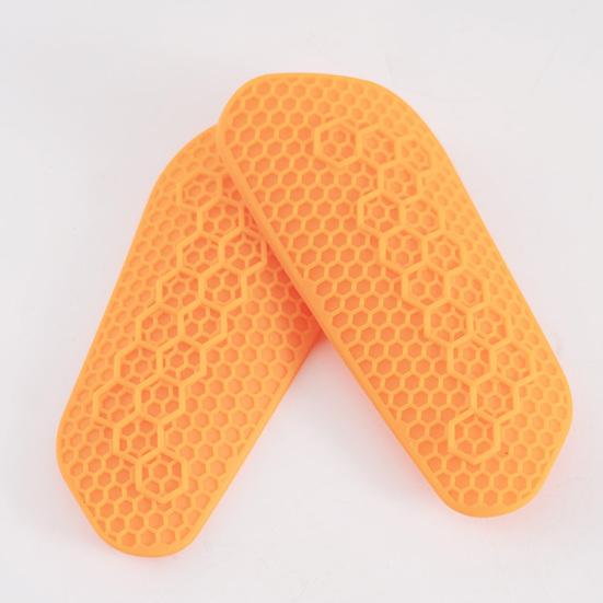 Гибкие Мягкие Щитки Сотовые Футбольные Щитки Амортизирующие Силиконовые Защитные Накладки на Ноги для Футбола