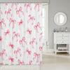 Feelyou Розовая шторка для ванной с бантом для детей, мальчиков, девочек 72"x72" Милая мечтательная шторка для душа в стиле принцессы, водонепроницаемая, с рисунком бантов, шторка для душа для ванной комнаты