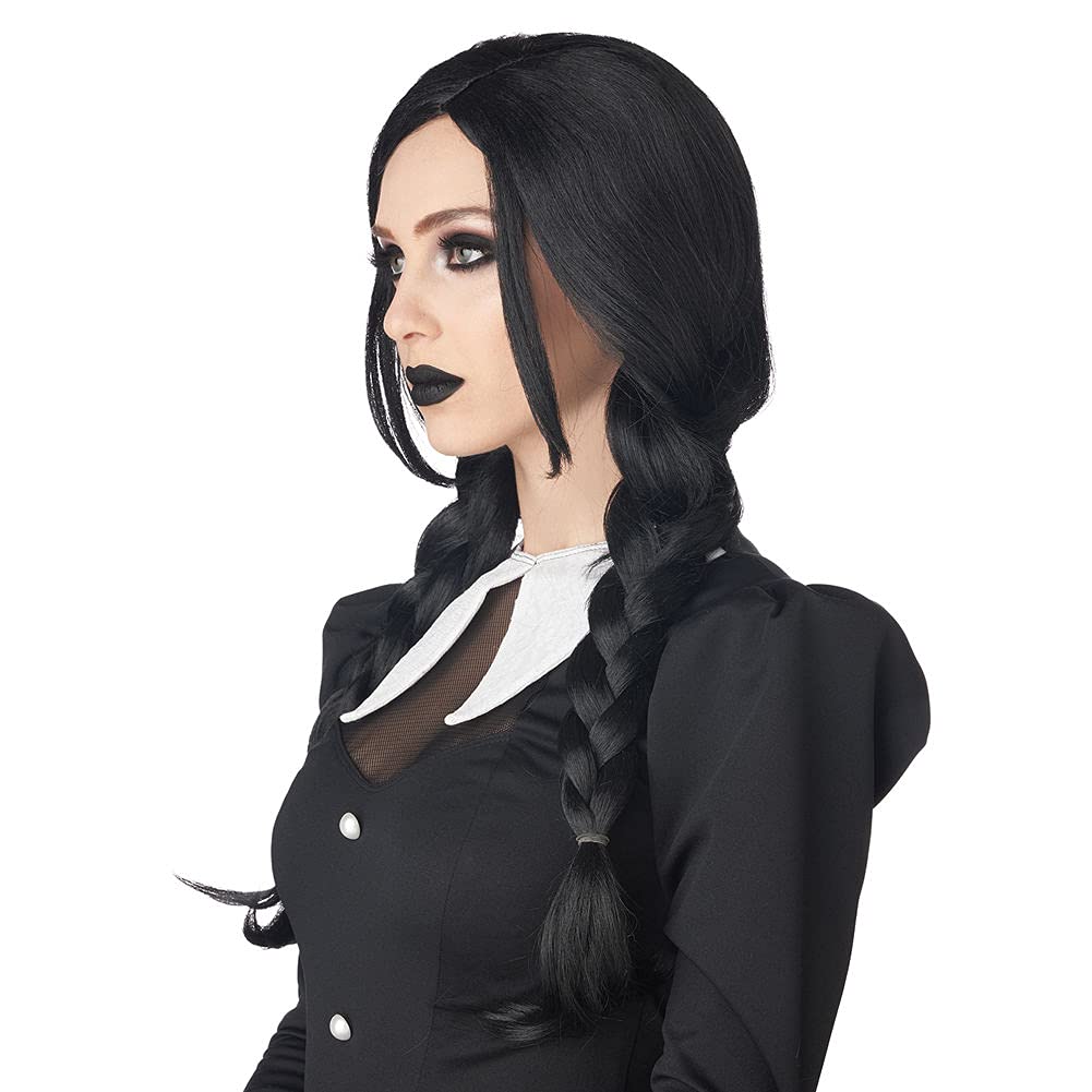 California Costumes Черный плетеный костюмный парик 7021-206