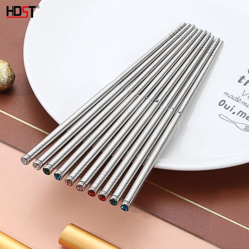 Diamond Accent 304 Stainless Steel Portable Chopsticks