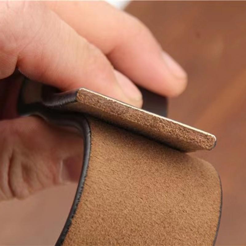 Ремни из натуральной коровьей кожи 100-170 см для мужчин, высокое качество, большие размеры, мужской пояс с пряжкой