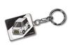 MKJP Custom Keychain, Daihatsu Tanto Exe Custom RS L455S Late Base: Black, Silver