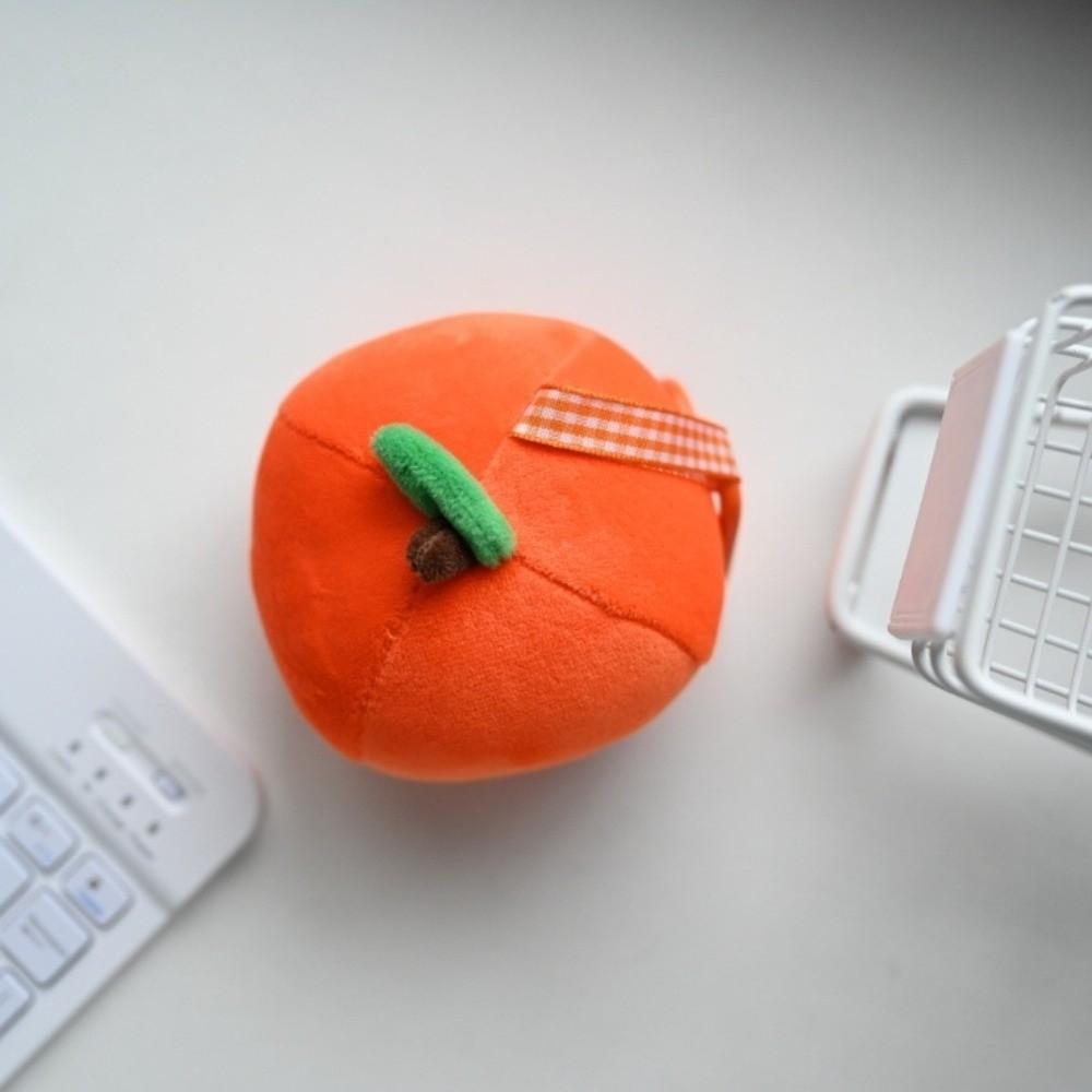 Persimmon Orange Bag Pendant Strawberry Plush Cherry Key Ring Fashion Fruit Key Chain Children