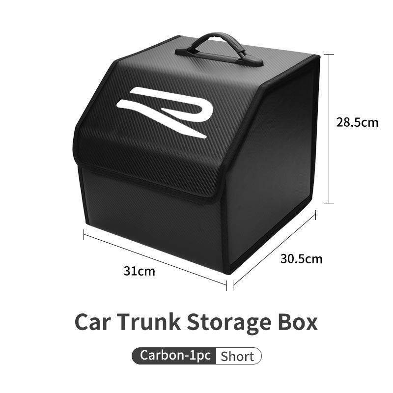 RFKNG1 Car Trunk Storage Box Carbon Tool Organiser Multi-Use Storage Bag For Volkswagen VW Golf Jetta Passat mk4 mk5 mk6 CC Golf 5 7