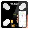 Умные аналитические весы для ванной комнаты Bluetooth Черный