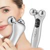 4D Electric Facial Micro-current Beauty Instrument Pulse Massager Roller Device LED Display Skin Tighten Massage Beauty Devices