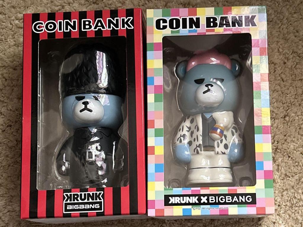 [USED] KRUNK BIGBANG COIN BANK T.O.P TOP