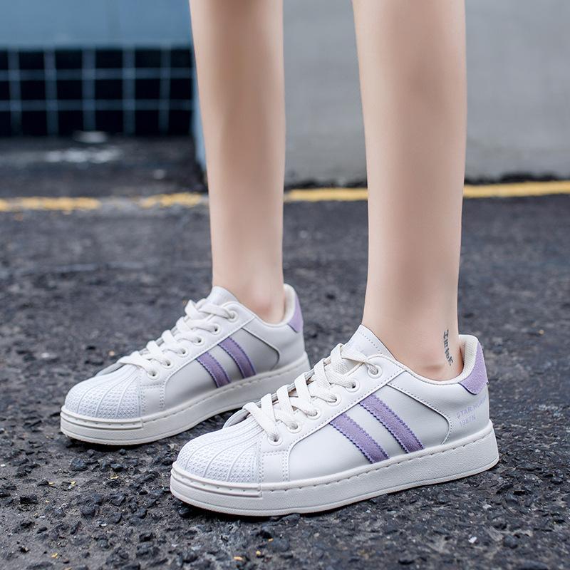 2022 Весна Женские Кроссовки Повседневные Спортивные Белые Туфли Плоские Кроссовки Для Прогулок Вулканизированные Туфли