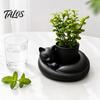 Mini Flower Pot Decor 3D Printed Succulents Planter, Creative with Artistic Sculptural Design, Desktop Plant Small Desk for Office Bedroom Shelf, Gift