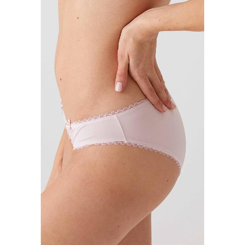 Woman Red 4561 Milan Push Up Filled Lace Dowry Bra And Pantyh