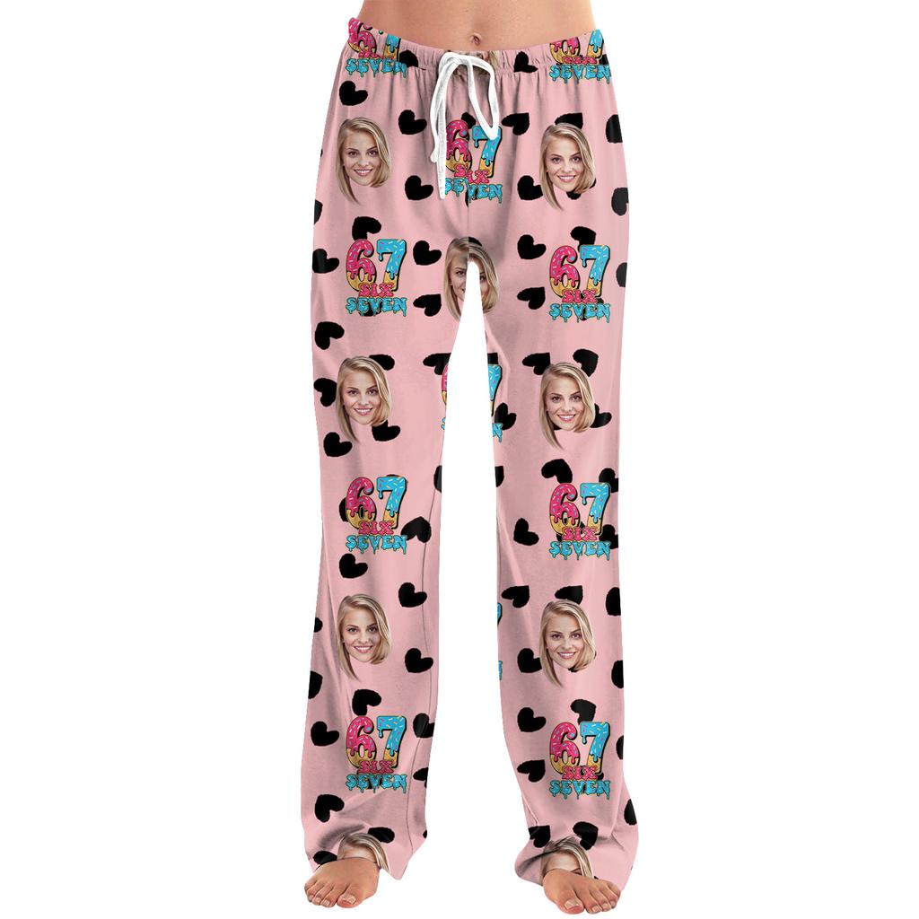 Lined Sweatpants Thermal High Waisted Joggers Bottom Drawstring Trousers With Pockets